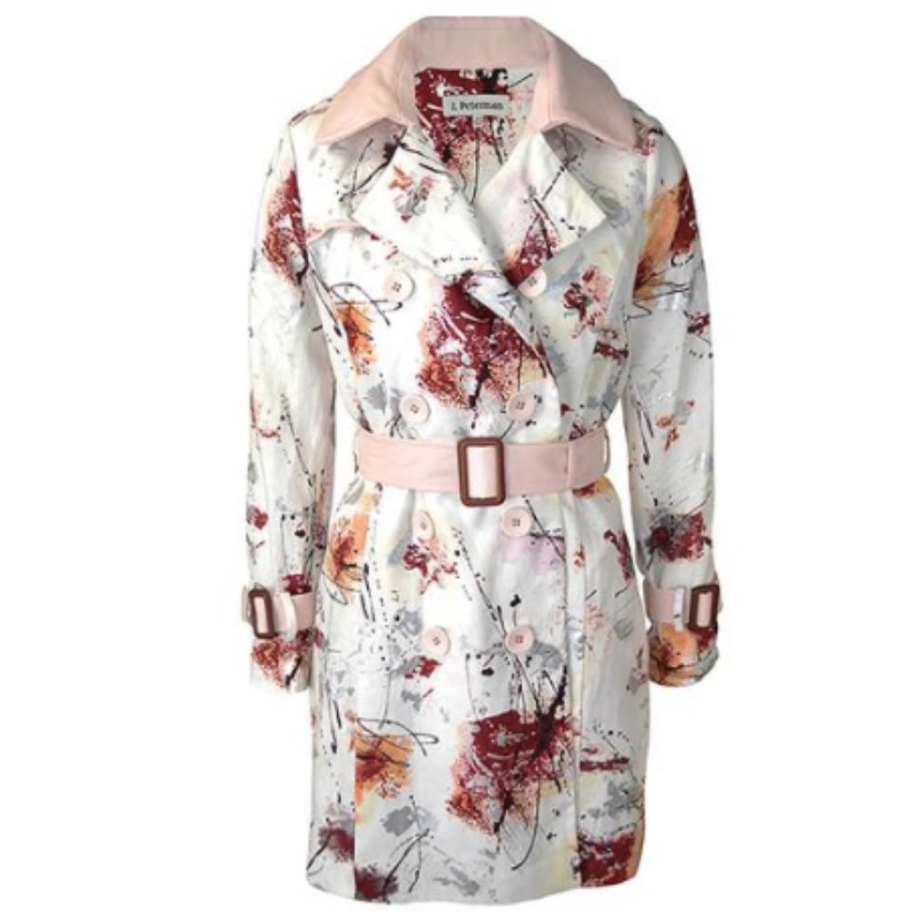 NWT  Linen Trench Coat